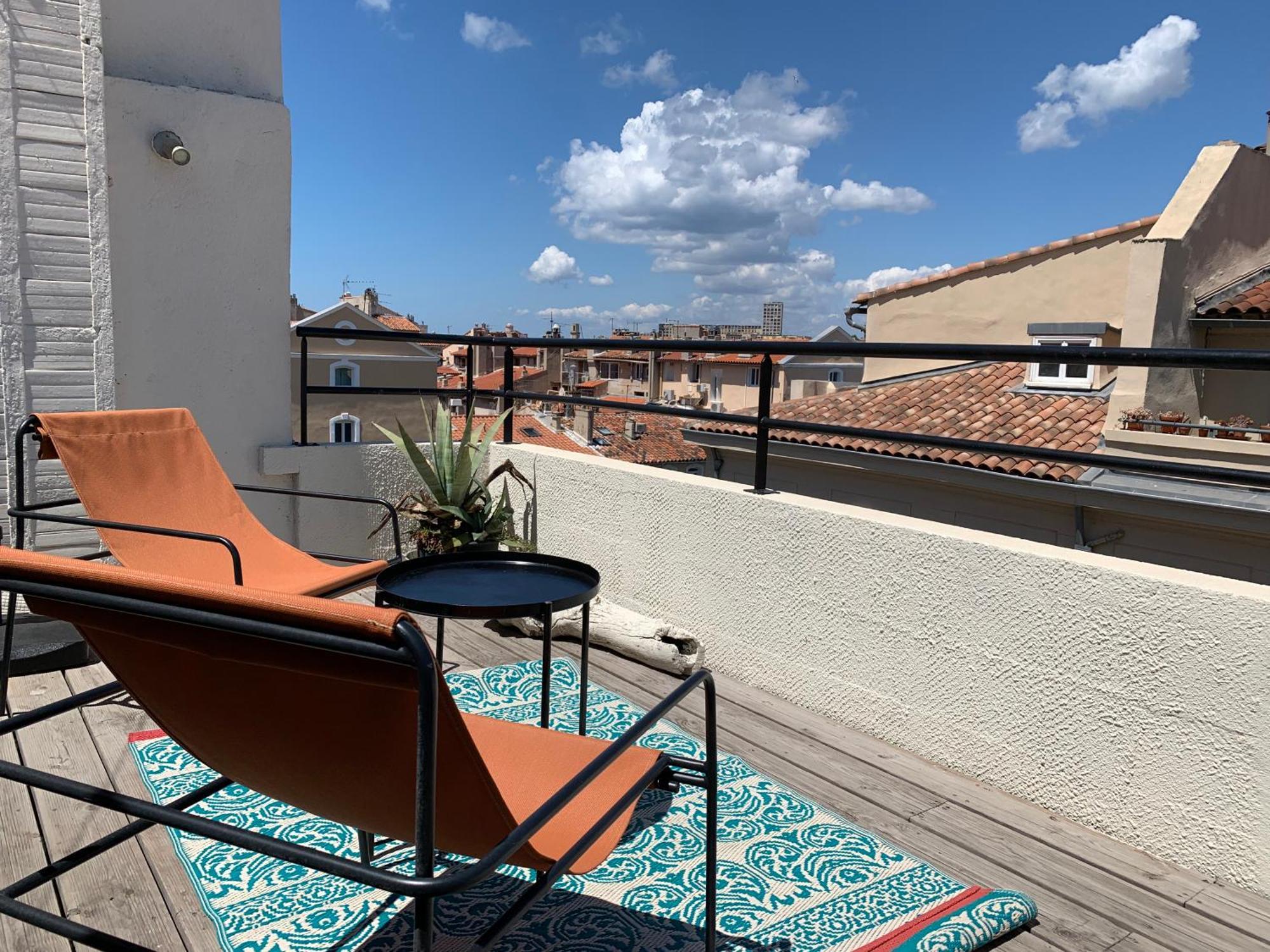 Studio Toit Terrasse Vieux Port Marseille Ngoại thất bức ảnh