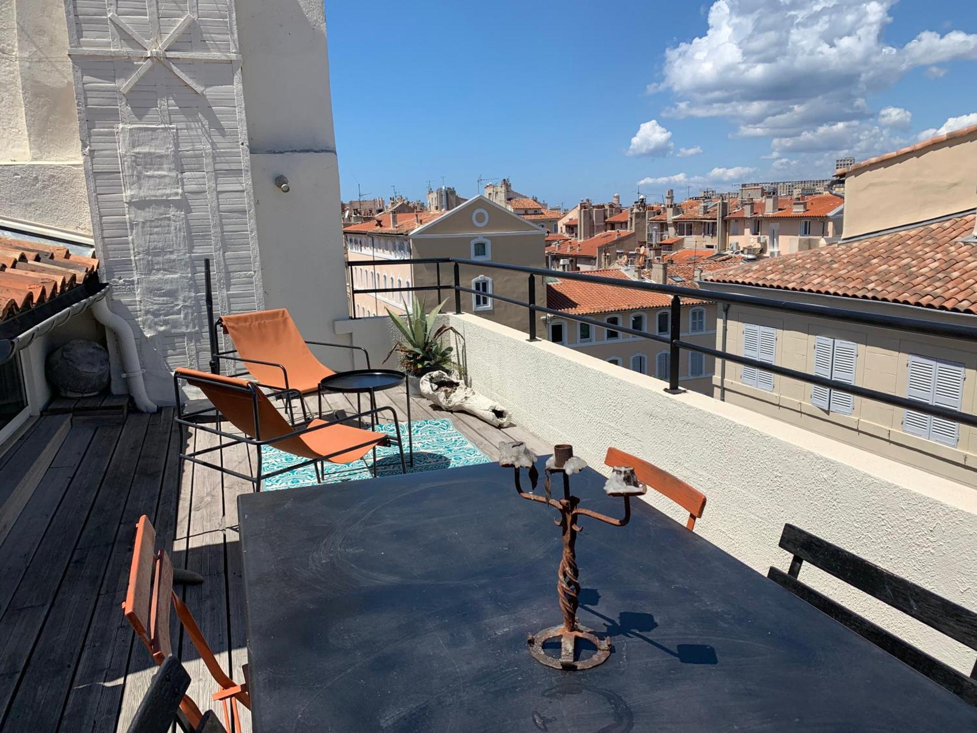 Studio Toit Terrasse Vieux Port Marseille Ngoại thất bức ảnh